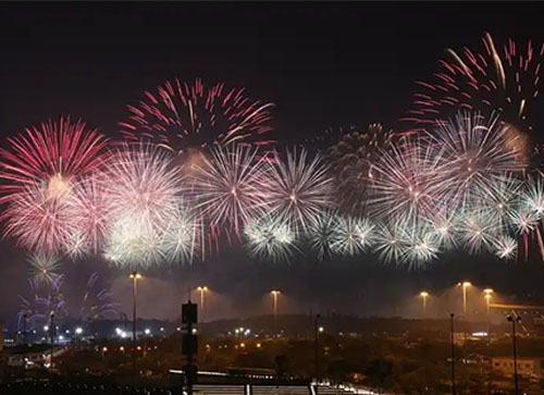 莎车县焰火晚会